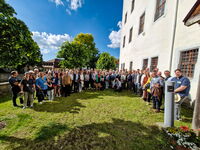unsere Gruppe in Schloss Schönfeld